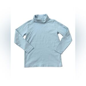 The Beaufort Bonnet Company Size 7 Tatums Turtleneck Shirt in Light Blue